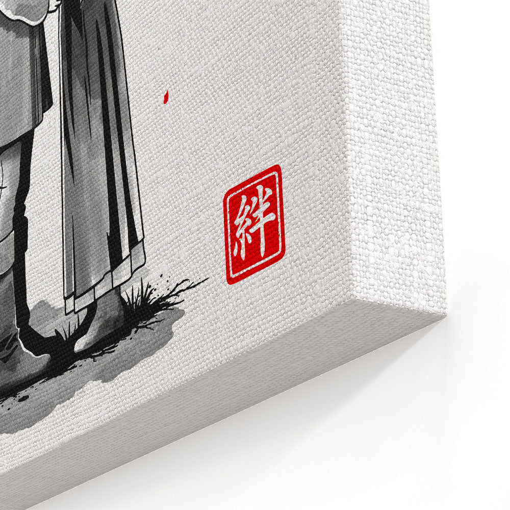 True Love Sumi-e - Canvas Print