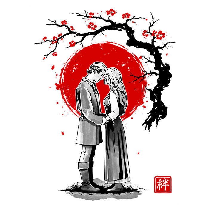 True Love Sumi-e - Canvas Print