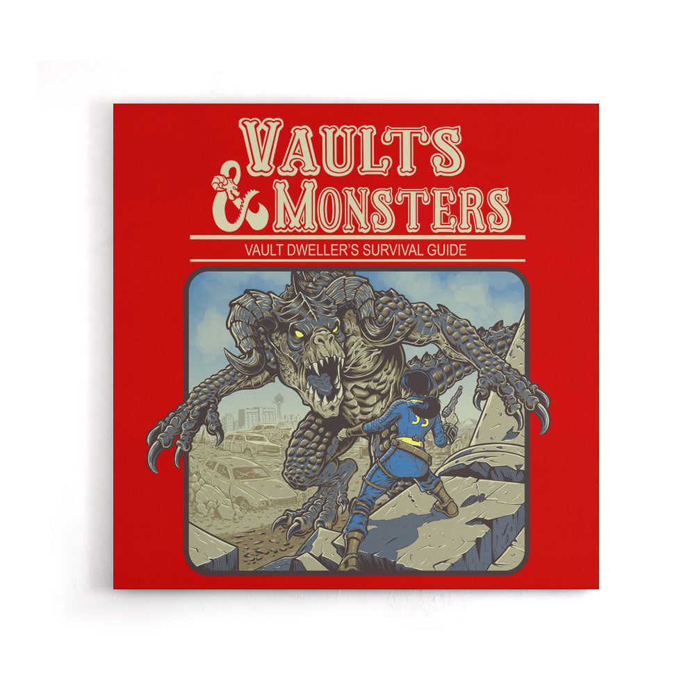 Vault and Monsters - Canvas Print