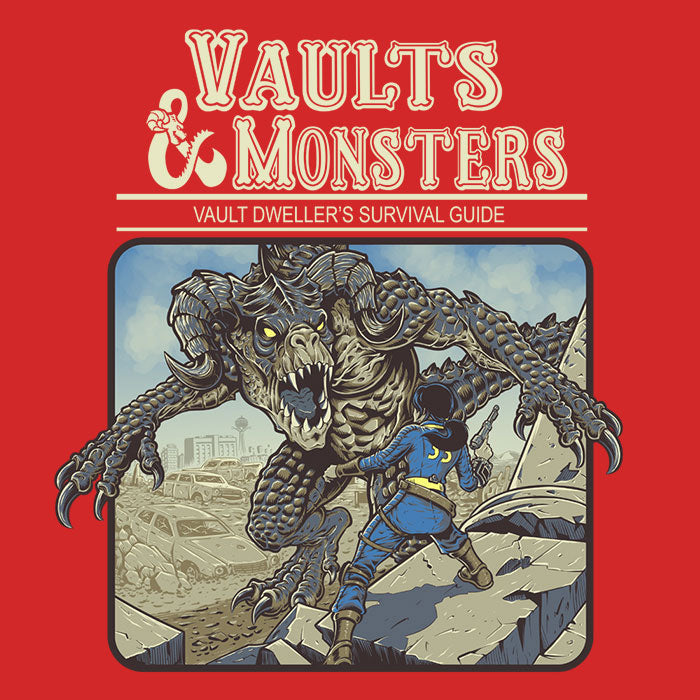Vault and Monsters - Canvas Print