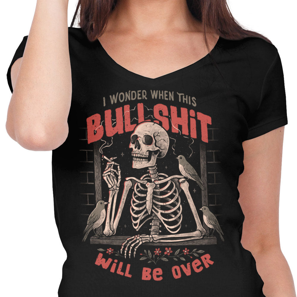 When Will it Be Over - Women's V-Neck product image 4