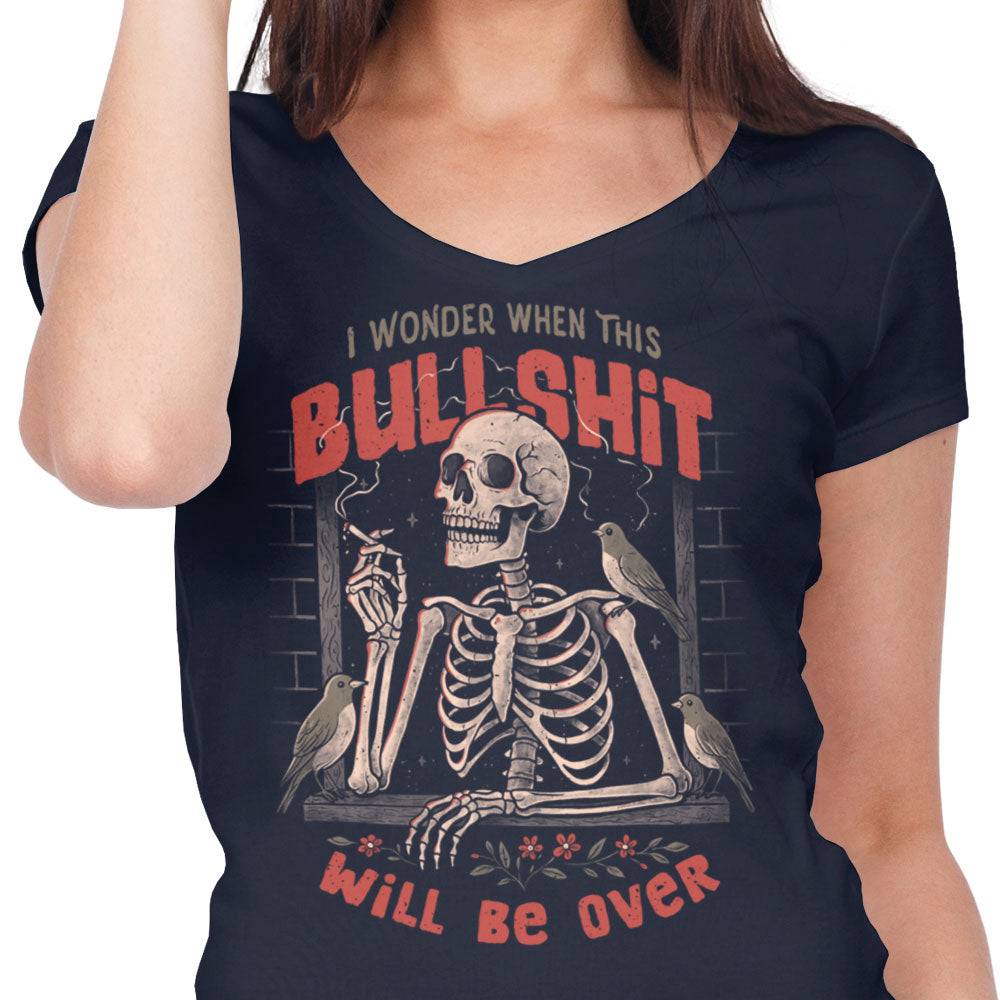 When Will it Be Over - Women's V-Neck product image 5