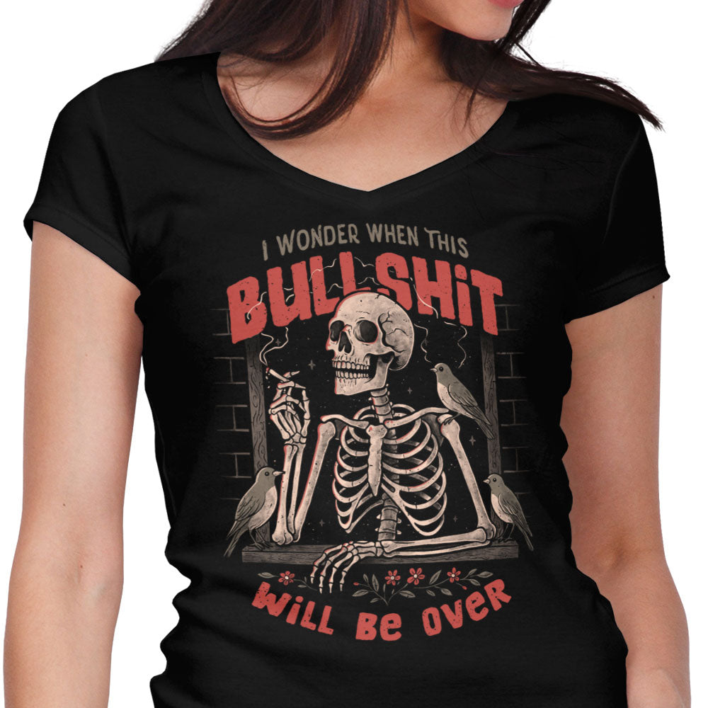 When Will it Be Over - Women's V-Neck product image 1