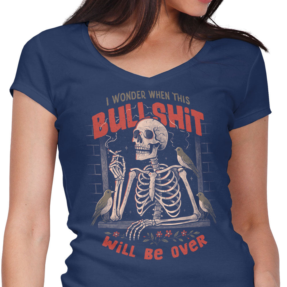 When Will it Be Over - Women's V-Neck product image 3