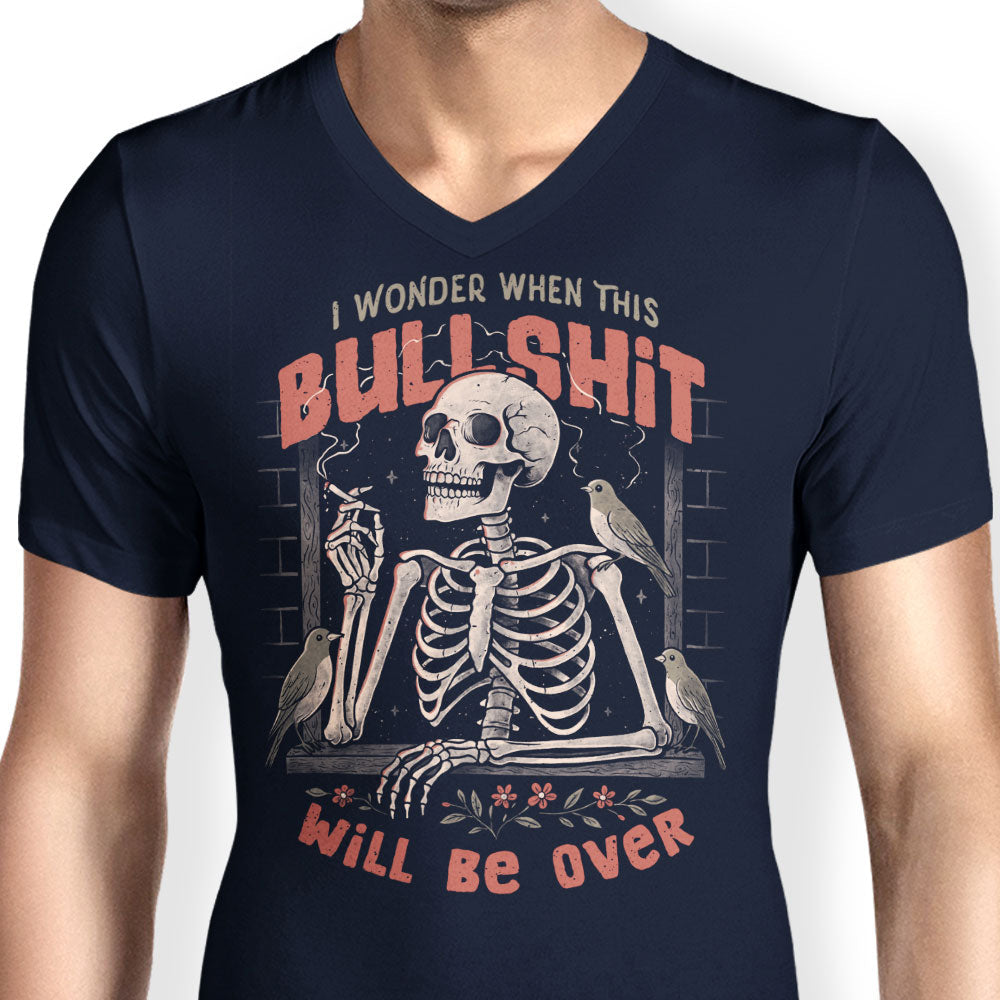 When Will it Be Over - Men's V-Neck product image 5