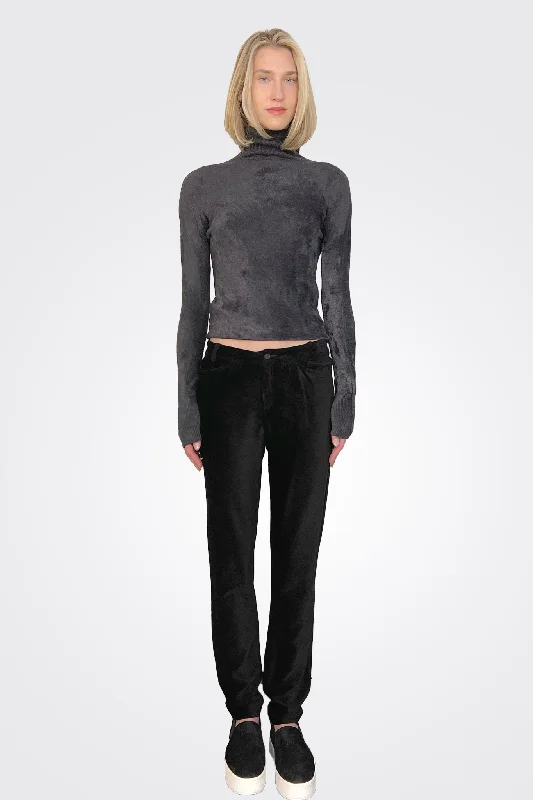 Velvet Pants - Black