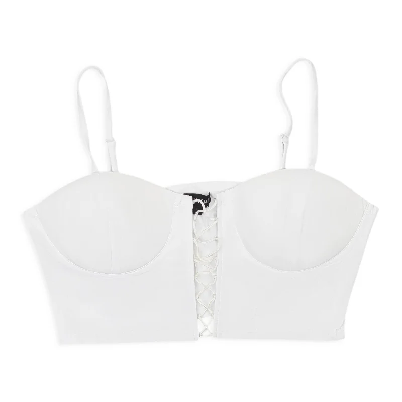 CALLIPYGIAN TOP WHITE BRA