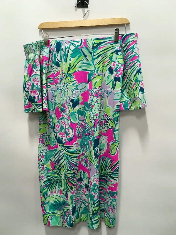 Green Dress Casual Short Lilly Pulitzer, Size S